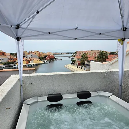 Nautica Bulles Jacuzzi Privatif Vue Marin Lejlighed *