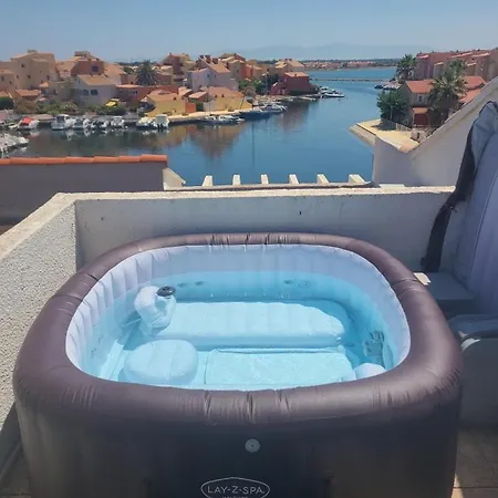 Nautica Bulles Jacuzzi Privatif Vue Marin *